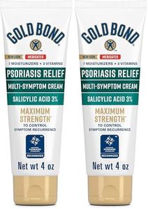 Gold Bond Multi-Symptom Psoriasis Relief Cream, 4 oz., for Itchy, Irritated & Scaling Skin (Pack of 2)