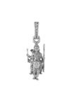 AKSHAT SAPPHIRE Sterling Silver (92.5% Purity) Big Ayappa on Lion Pendant for Men and Women