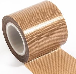 NEZUIBAN Teflon Tape, 2" x 33ft x 0.18mm High Temperature PTFE Coated Fiberglass Adhesive Tape