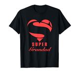 Super Grandad Superhero Gift Family Christmas Costume T-Shirt