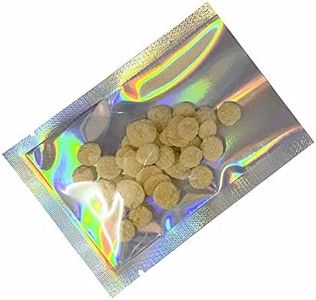 WACCOMT Pack 100 bolsas frontales transparentes de Mylar resistentes a los olores, bolsas de vacío termosellables para embalaje de muestras, bolsas de aluminio con muescas de desgarro, 10 x 15 cm