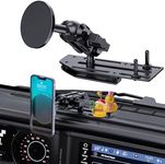 DIAMOOKY Metal Phone Mount for Jeep Wrangler JL JLU &Gladiator JT 2024-2026