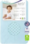 Evolur Rest EZ 2 in 1 Mini Crib Mattress, JPMA and Greenguard Gold Certified, Crafted from Recycled Sustainable Materials, Blue