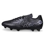 Nivia Carbonite 7.0 Football Stud for Men, TPU Sole with Synthetic Leather Upper, Die Cut Lightweight Insole, Ideal for Soft and Hard Grassy Ground Surfaces- UK09(Black)