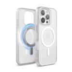 elago Magnetic Hybrid Clear Case Compatible with iPhone 16 Pro Case Cover 6.3" - Compatible with MagSafe, PC + TPU Hybrid Technology, Shockproof Bumper, Raised Camera Protection (Matt Clear)