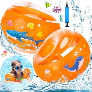 ENCOUN Brassard Enfant, Brassard Gonflable Bebe, Brassard Bebe 1-6Ans, Brassard avec 3 Airbags Indépendants, Brassard pour Enfants Poids Corporel de 6-20kg, Brassard Piscine Enfant pour Filles Garçons