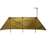 Soomloom Windscreen, Windscreen, Windshield, Windshield, Free Site Room Divider, Side Curtain, Bonfire, Flame Retardant, 100% Cotton, Excellent Heat Shielding, Fire Resistant, Water Resistant, Outdoor Activities, Camping