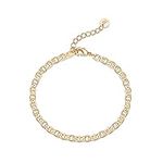 PAVOI 14K Gold Plated Paperclip/Cur