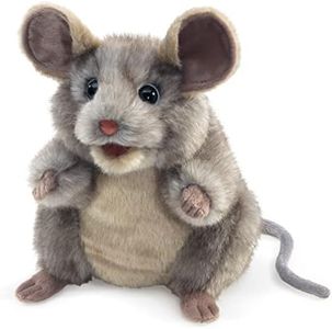 Folkmanis Gray Mouse Hand Puppet