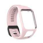 Brteyes Compatible for Tomtom Smart Bracelet Strap Compatible for Tom Tom Runner23/Spark Silicone Waterproof Replacement Wrist Strap