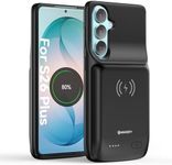 NEWDERY 9500mAh Battery Case for Samsung Galaxy S26 Plus/S25 Plus Black