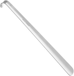 Comfy Clothiers Extra Long Metal Shoe Horn With Handle (31 inch) Multifunctional Stainless Steel Stick For Seniors & Kids, Shoe Helper For All Types Of Footwear - Shoe Horn for Seniors