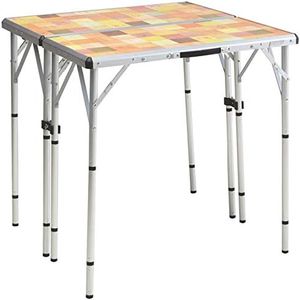 Coleman Pack-Away 4-in-1 Folding Table, Lightweight Outdoor Camping Table with 3 Adjustable Heights, Leveling Feet, & Securing Brackets; Great for Patio & Deck, Camping, Tailgating, & More