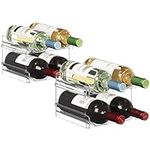 Lifewit Plastic Stackable Wine Rack