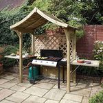 Party Arbour and Barbeque Shelter Pressure Treated Fire Retardant Timber