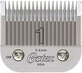 Oster Professional Detachable Clipper Blade, 1 2.4mm, Fits Models Classic 76/ Star-Teq/Powerline/Outlaw