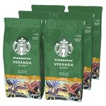 STARBUCKS Veranda Blend, Blonde Roast, Ground Coffee 200g (Pack of 6)