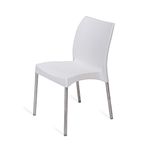 Nilkamal Novella Plastic Chair (Milky White)