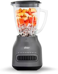 Oster Easy-to-Clean Blender with 6-Cup Boroclass Glass Jar Diamond Grey
