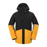 Volcom Men's Standard V.CO LP Insulated Snowboard Ski Winter Jacket, Gold S4