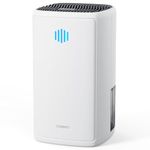 CONOPU Dehumidifier 1100ml, Quiet Dehumidifier for Home 20 m², Auto Defrost, Auto Shut-off, 1 kWh/Day, Portable, Dehumidifier for Bedroom, Bathroom