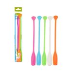 True Party Paddle Stir Sticks, Pack of 5, Multicolor Cocktail Stir Sticks, Drink Accessories