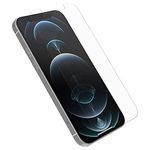 OtterBox Amplify Glass Screen Protector for iPhone 12 Pro Max, Tempered Glass, x5 Scratch Protection, Antimicrobial Protection