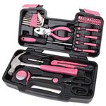 Apollo Precision Tools DT9706P General Tool Set, 39-Piece (Pink)