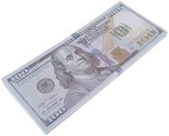 50 Pieces US Play Money Double Sided 100 Bills - New