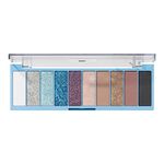 e.l.f. Perfect 10 Eyeshadow Palette, Ten Ultra-pigmented Vibrant Shades, Smooth, Creamy & Blendable Formula, Vegan & Cruelty-free, Intergalactic