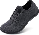 L-RUN Walking Hiking Sneakers for Men Slip-on Athletic Performance Walking Shoe Mens Casual Workout Footwear Grey 10.5 W US