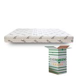 EvergreenWeb Latex Mattress with 7 Lying Zones and Aloe Vera Cover Removable and Washable H18-90 x 200 Latex Sfod