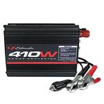 Schumacher XI41B 'X-Line' 410W Power Inverter with Battery Clamps and 12V Male Adapter Plug