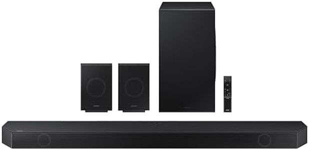 Samsung 656 W 11.1.4 ch (HW-Q990D/XL) Wireless Dolby Atmos Soundbar with Subwoofer, Center/Up/Side Firing Speakers, Surround Sound, Built-in Alexa, AirPlay2, Wi-Fi, Bluetooth, HDMI (Graphite Black)