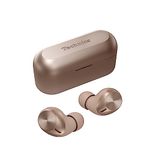 Technics EAH-AZ40M2 Wireless Earbuds with Noise Cancelling, 3 Device Multipoint Bluetooth, Comfortable In-Ear headset, headset with Built-in Microphone, Customisable Fit, Rose Gold