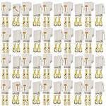 Lsgoodcare 6.3MM 2 Pin Way Electrical Automotive Wire Connector Kits Male Female Socket Plug Terminal for Motorcycle Car-Pack of 20