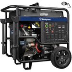 Westinghouse WGen12000 Home Backup Portable Generator, 15000 Peak Watts & 12000 Rated Watts, Remote Electric Start with Auto Choke, Transfer Switch Ready 30A & 50 Outlets, Gas Powered, CARB Compliant