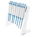 ONiLAB’S Lab Linear Micropipette/Pipette Rack, Pipette Stand,Pipettor Holder Fits Up to 8 Laboratory Pipettes