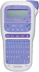 Brother PT-H200 - Etiqueteuse Portable pour Travaux Créatifs et Organisation à la Maison - Livré avec 1 Ruban TZe 12 mm Or/Blanc (4m de long)