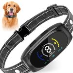 ChunHee Anti Bark Collars for Dogs No Shock Dog Bark Collar Rechargeable Waterproof 3 Adjustable Modes Beep & Vibration No Remote for Small, Medium & Large Dogs