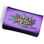 Personalised Ladies Tobacco Pouch Super Bitch Rolling Cigarette Baccy Case Wallet Pretty Smoking Gift SH249