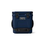 YETI Roadie 24 Hard Cooler with DoubleDuty Shoulder Strap and Drain Plug, Navy