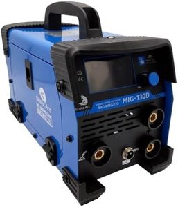 MIG 130D Inverter GASLESS Welder 3in1 SYNERGIC MMA ARC TIG Lift NO Gas KIT 130A