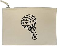 'Baby Rattle' Canvas Clutch Bag/Acc