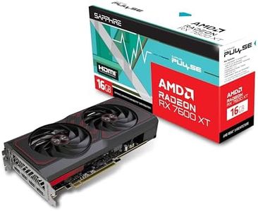 Sapphire 11339-04-20G Pulse AMD Radeon RX 7600 XT Gaming Graphics Card with 16GB GDDR6, AMD RDNA 3