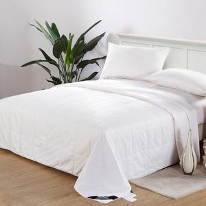 LILYSILK 100% Mulberry Long Strand Silk Duvet/Comforter/Quilt, for Spring/Summer, Machine Washable at Home, 100% Cotton Cover 1kg, Cal.King 110’’x96’’