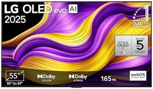 LG OLED55G57LW TV 55 Zoll (139 cm) 4K OLED evo AI TV (α11 Gen2 4K AI Prozessor, webOS 25, 120Hz (VRR bis zu 165Hz)) [Modelljahr 2025]