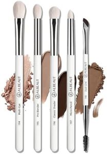 Albeaut Eyeshadow Brush Set, Premium Natural Hair & Synthetic Fiber, 5Pcs