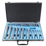 Accusize - 39 Pcs/Set HSS Interchangeable Pilot Counterbore Set, #500S-A000