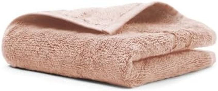 Cariloha Washcloth | Blush | 12"x12" | Turkish Cotton & Viscose Material Blend | Extra Smooth, Odor Resistant and Highly Absorbent